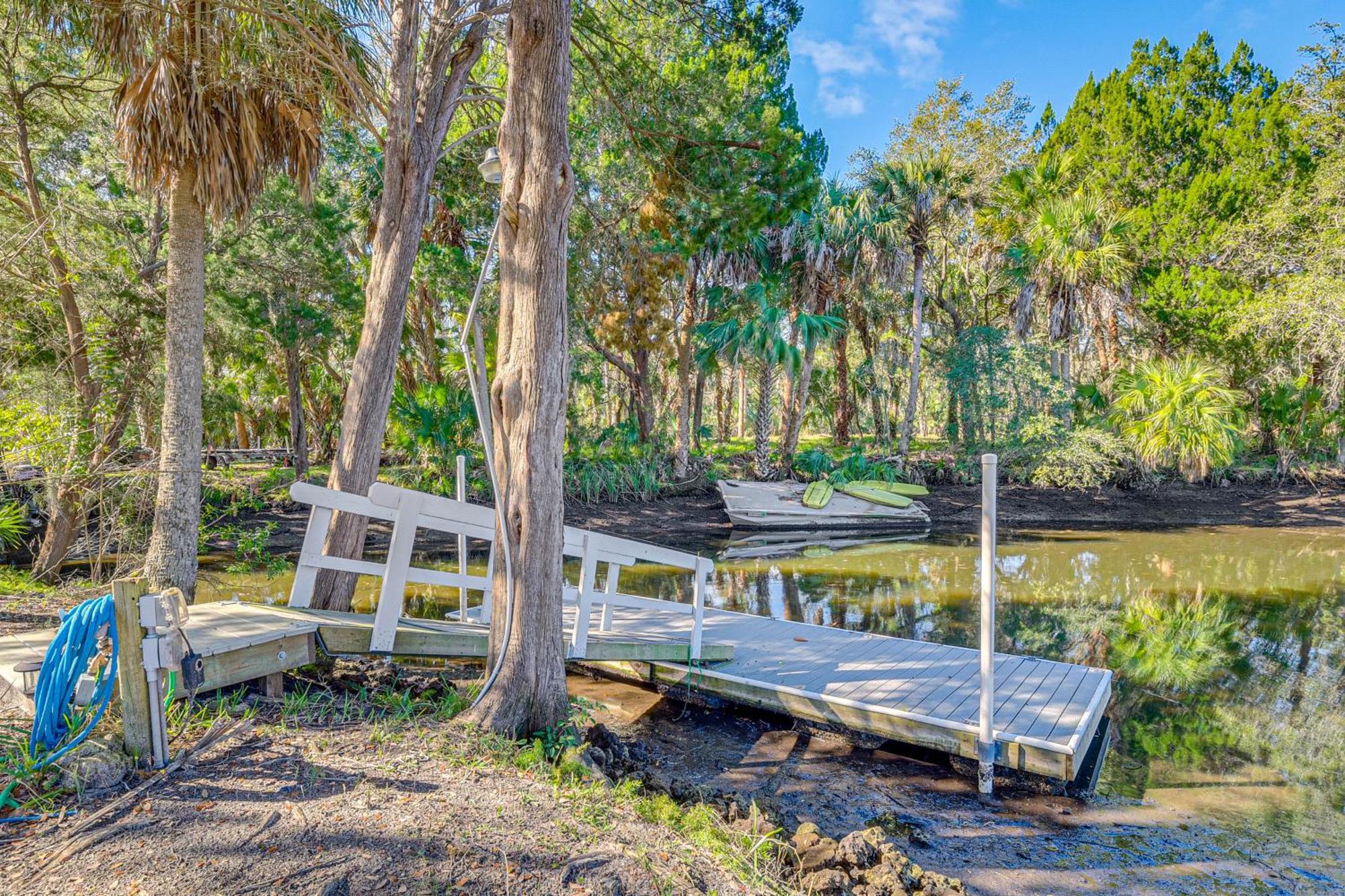 Riverfront Home With Boat Dock And Kayaks! Crystal River Eksteriør billede